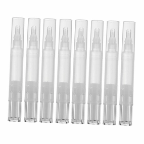 FRCOLOR 8pcs Bottled Empty Bottles Lip Gloss Tubes Pens Clear Lipglosses Clear Plastic Containers Concealer Container Refillable Bottles Lip Gloss Holders Plastic Lip Glazes Bottles