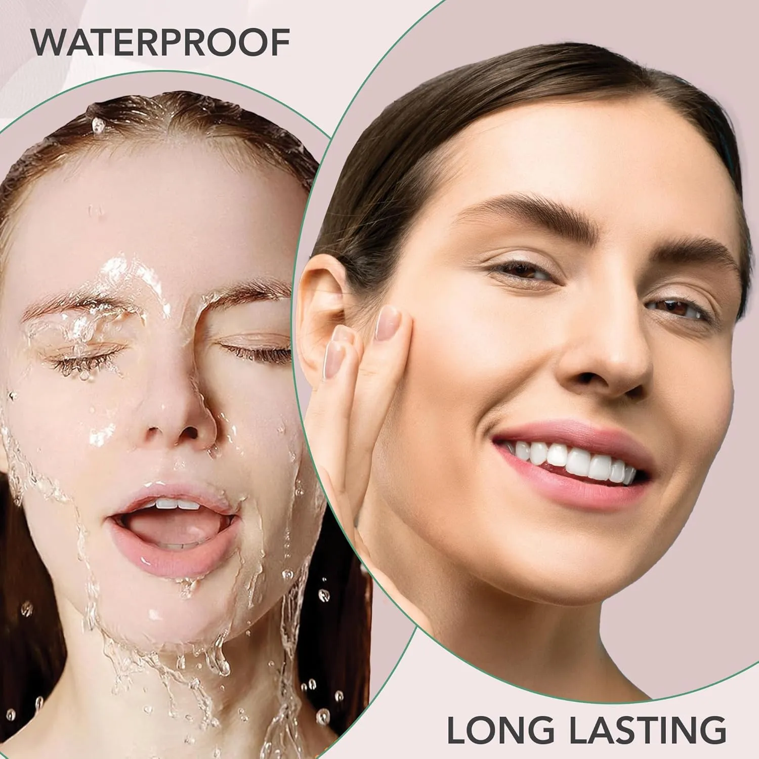 Full Coverage Concealer Palette, Waterproof Concealer Cream, 3 Colors   Brush, by Dermaflage