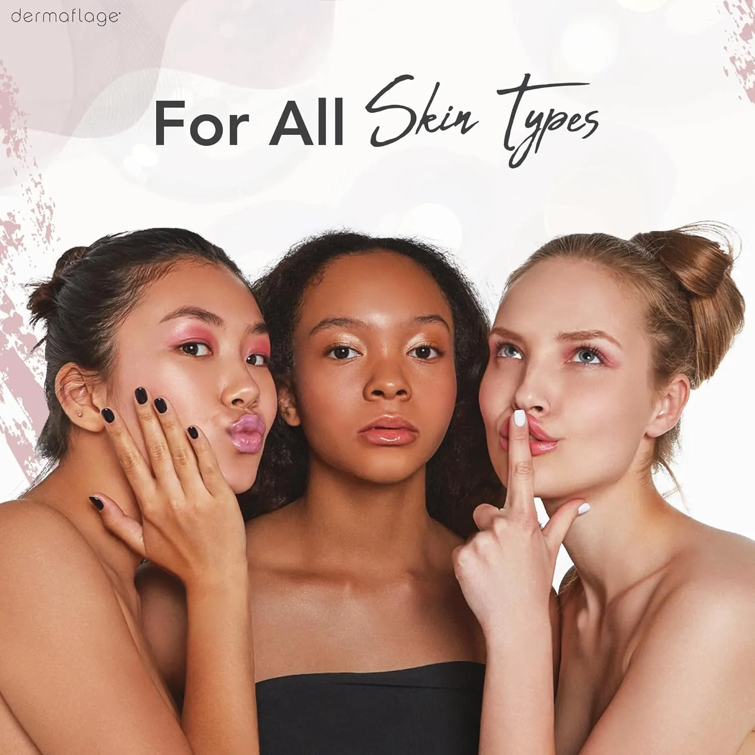 Full Coverage Concealer Palette, Waterproof Concealer Cream, 3 Colors   Brush, by Dermaflage