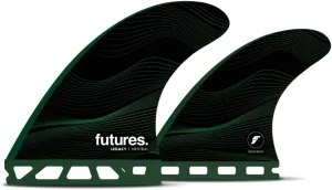 Futures Fins F8 Honeycomb Quad Fin Set Green L
