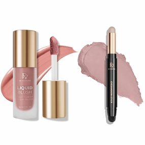 FV Liquid Blush and Cream Eyeshadow Stick, Long Lasting & High Pigmented for All Skin Types