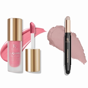 FV Liquid Blush and Cream Eyeshadow Stick, Long Lasting & High Pigmented for All Skin Types