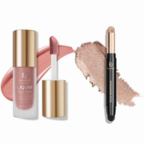 FV Liquid Blush and Cream Eyeshadow Stick, Long Lasting & High Pigmented for All Skin Types