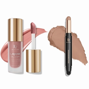 FV Liquid Blush and Cream Eyeshadow Stick, Long Lasting & High Pigmented for All Skin Types