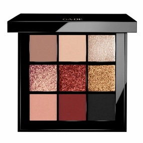 GA-DE Velveteen Eyeshadow Palette, 51 - Eyeshadow Collection with Light to Deep Shades - for Matte, Metallic, Silky and Shimmery Finishes - 0.286 oz
