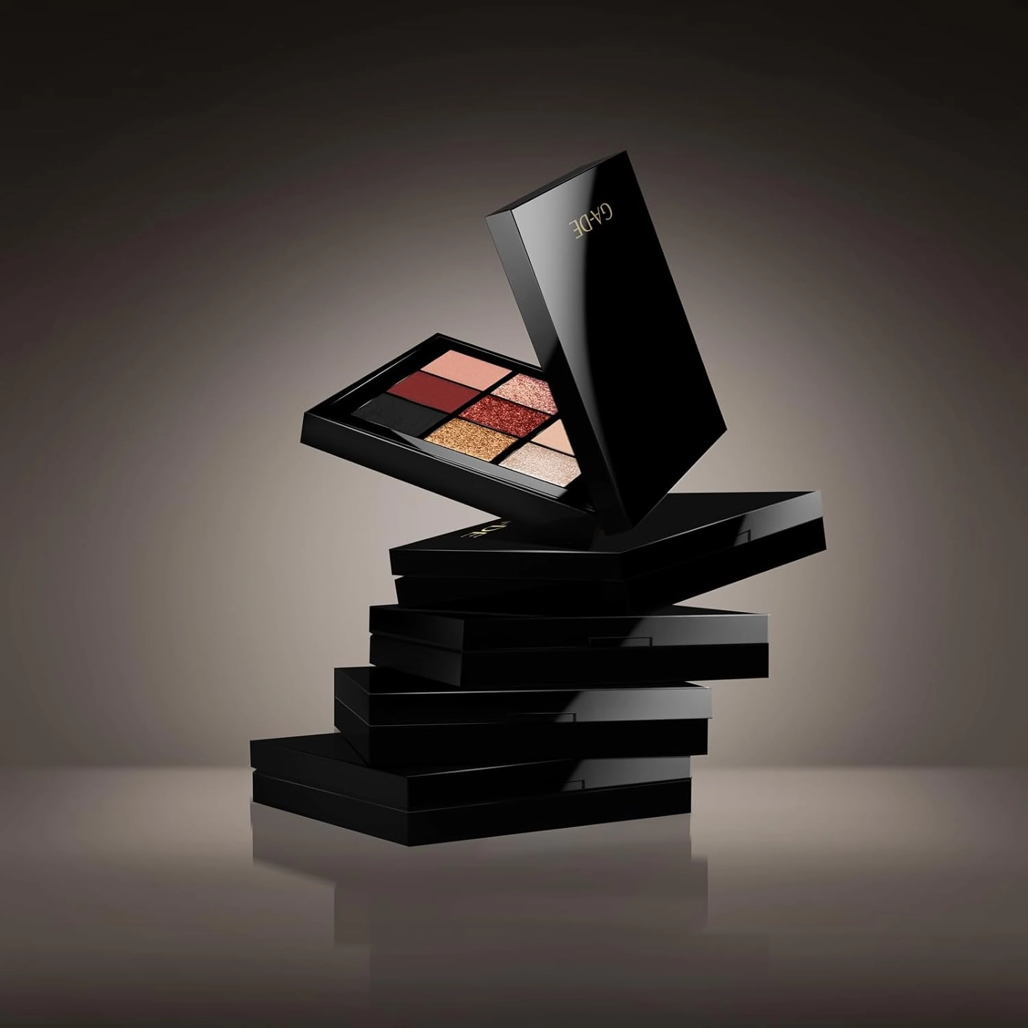 GA-DE Velveteen Eyeshadow Palette, 51 - Eyeshadow Collection with Light to Deep Shades - for Matte, Metallic, Silky and Shimmery Finishes - 0.286 oz