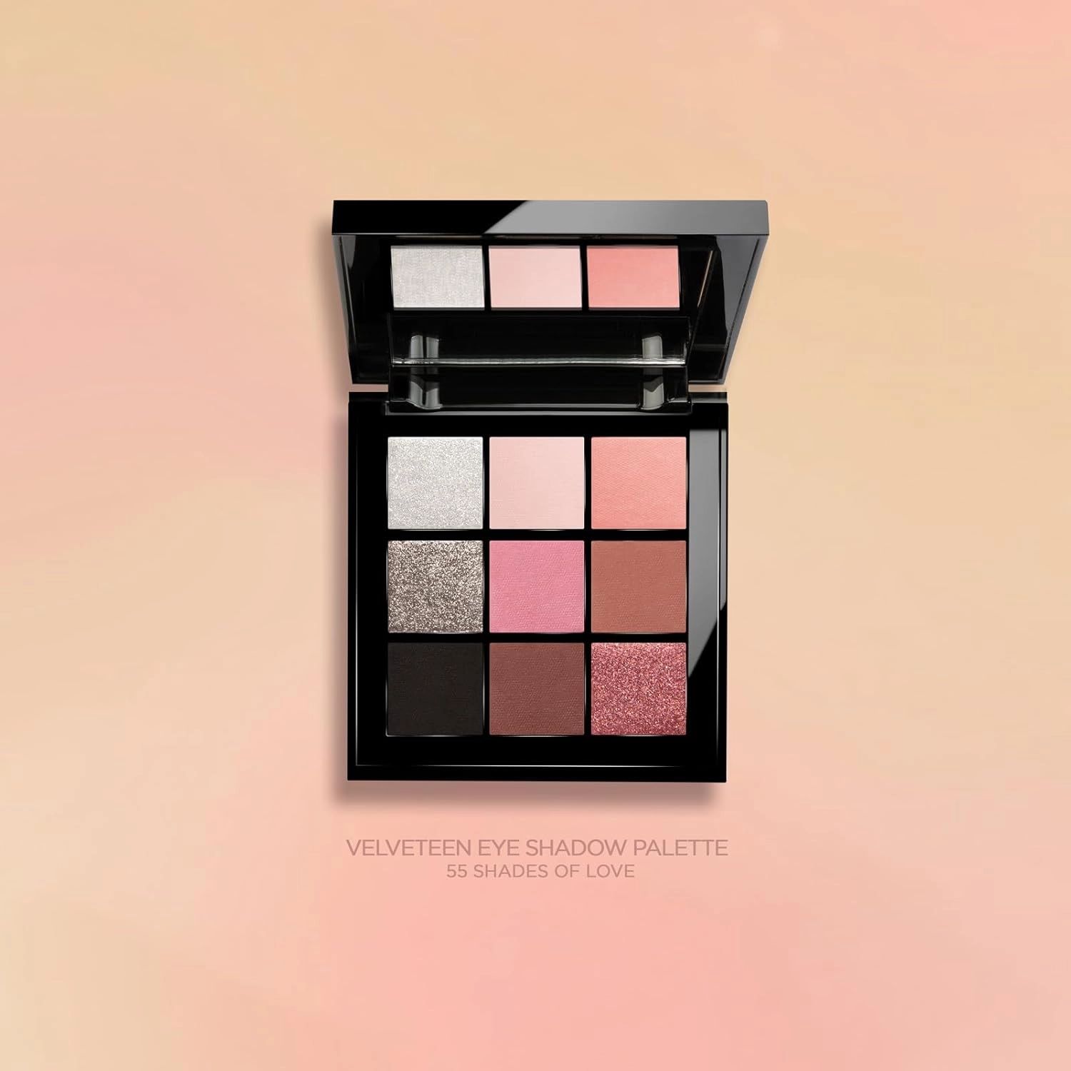 GA-DE Velveteen Eyeshadow Palette, 55 - Eyeshadow Collection with Light to Deep Shades - for Matte, Metallic, Silky and Shimmery Finishes - 0.286 oz