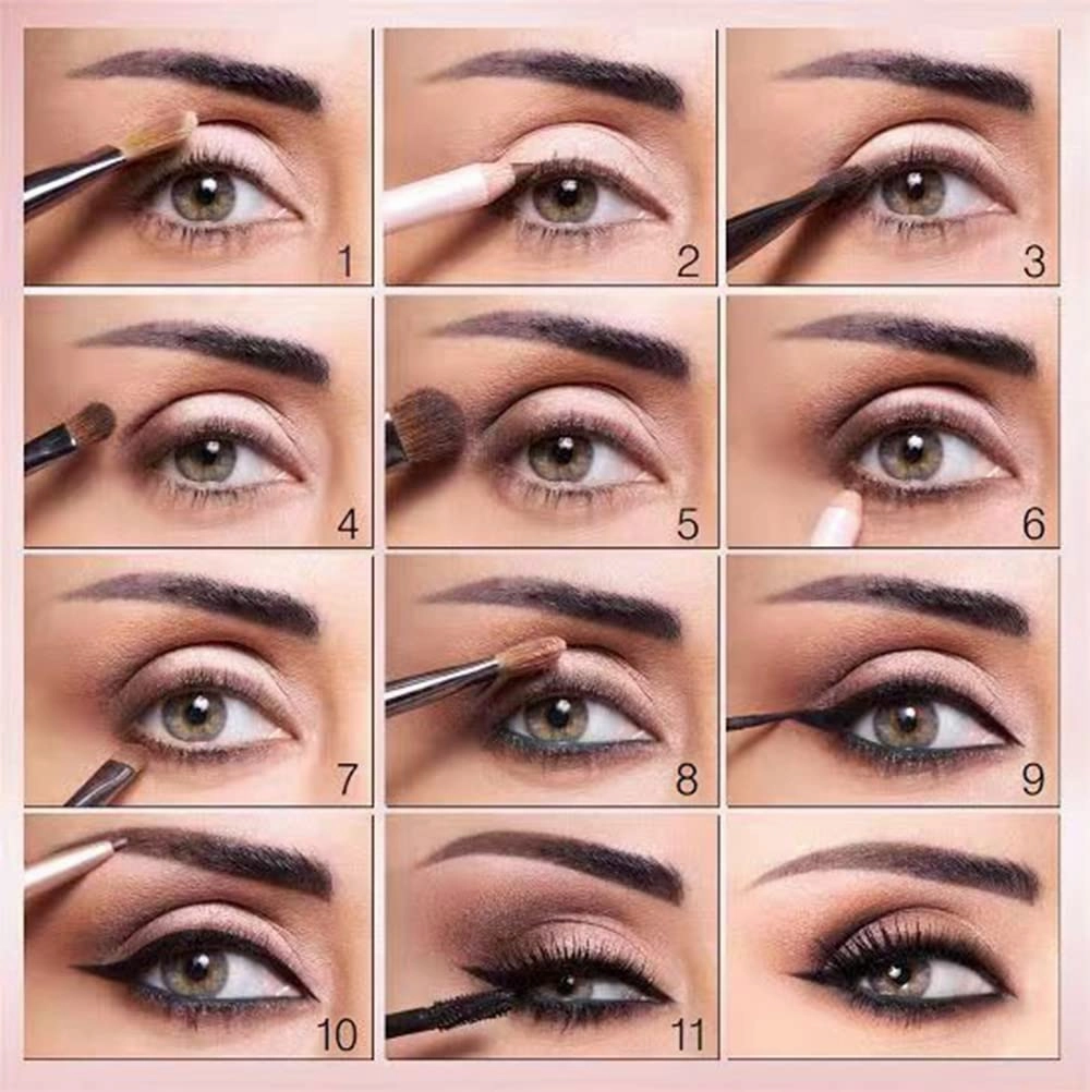 Glitter Eyeshadow Palette Makeup Set,4 Colors Shimmer Eyeshadow Palette Gold Eyeshadow Highly Pigmented Long Lasting Waterproof Sweatproof Professional Nude Eyeshadow Palette Make Up Palettes(5#)