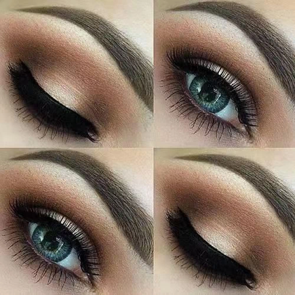 Glitter Eyeshadow Palette Makeup Set,4 Colors Shimmer Eyeshadow Palette Gold Eyeshadow Highly Pigmented Long Lasting Waterproof Sweatproof Professional Nude Eyeshadow Palette Make Up Palettes(5#)