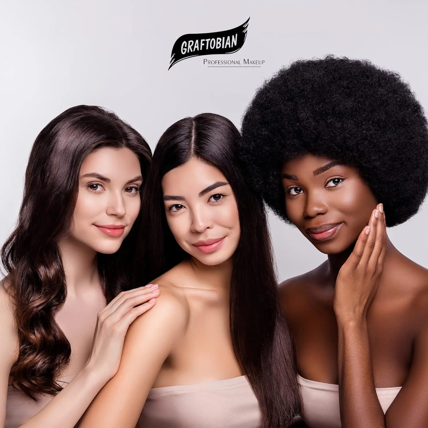 Graftobian HD Glamour Crème Foundation Palette (Warm #2) - High Definition 5 Color Makeup Palette, Cream Based Foundation Concealer and Contour Palette, Full Coverage - Medium Warm Skin Shades