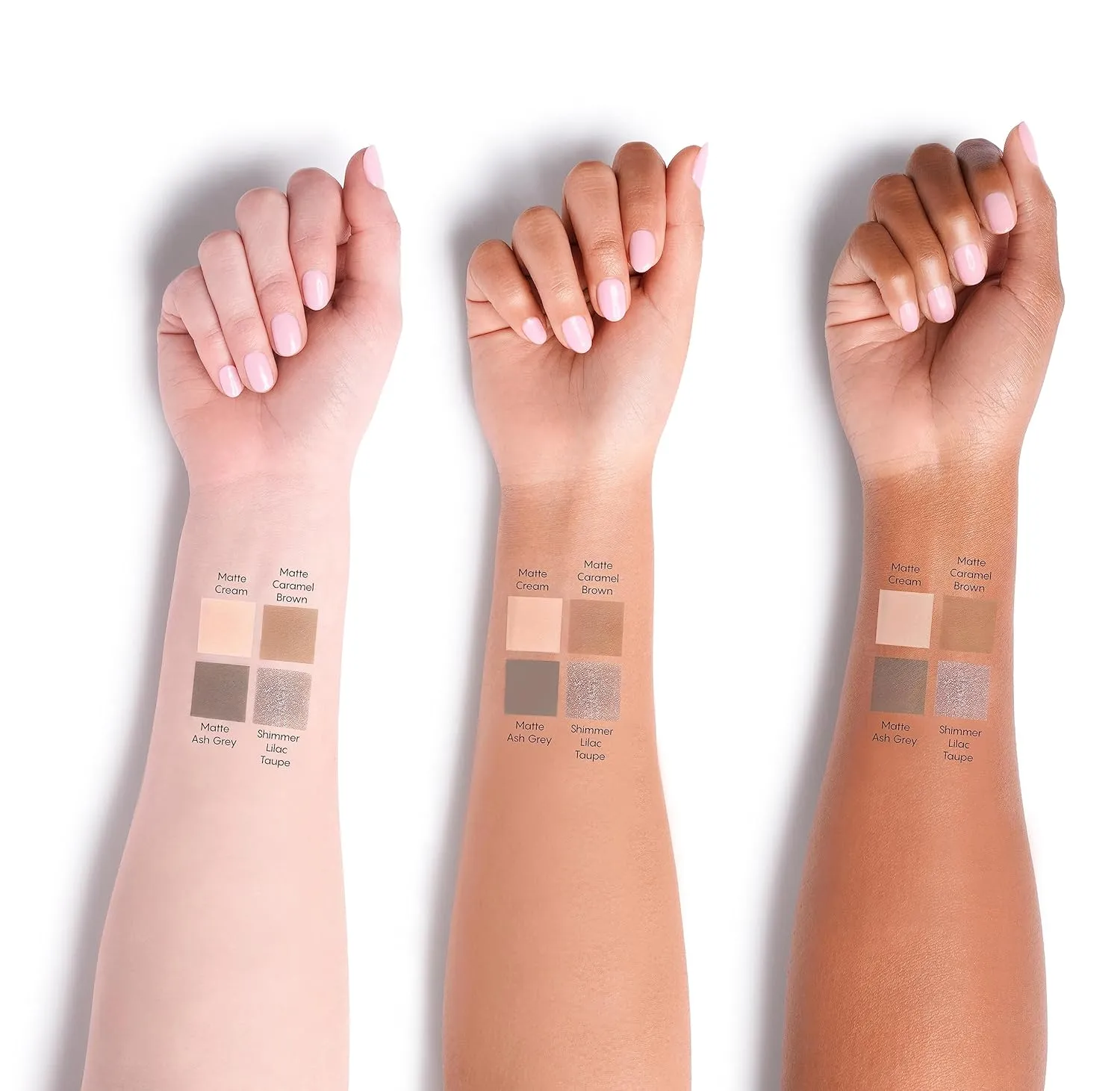 HALEYS Eyeshadow Quad Palette - Re-play Long-Wearing, Talc-Free, Easy-To-Use Buttery velvety Shades, “The Everything” Eye Makeup Palette, Matte and Glitter powders, Smooth Blending, Pigmented, Vegan