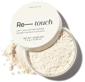 HALEYS Re-touch Setting Powder VEGAN   CRUELTY-FREE, Ultra-Blurring, Lightweight, Non-Caking, Nourishes, Smoothens for Filter-Like Finish, Soft Focus Translucent Loose Powder (Fair Shade)