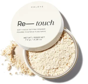 HALEYS Re-touch Setting Powder VEGAN   CRUELTY-FREE, Ultra-Blurring, Lightweight, Non-Caking, Nourishes, Smoothens for Filter-Like Finish, Soft Focus Translucent Loose Powder (Honey Shade)