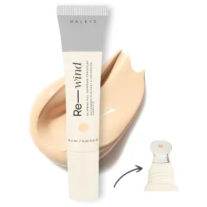 HALEYS Re-wind Blurring Full Coverage Concealer (Fair - Neutral), Brighten, Reduce redness, dark circles and fine lines, Non-Caking, Longwear, Nourishes, Lightweight, Soft-Matte Finish, V   CF
