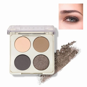 HALEYS Re-play Just Drinks Eyeshadow Quad, Essential Smokey Eye Palette, User-Friendly, Longwear, Pigmented, Buildable, Blendable, Talc-Free, V   CF