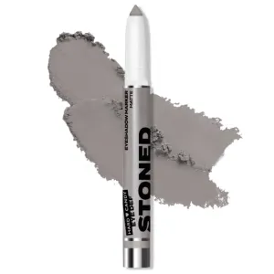 Hard-Candy Eye Def Eyeshadow Stick, Matte, Creamy, Blendable Color. Gray (Actual Color:Stoned) pack of 1