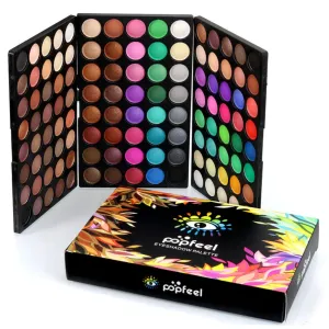 Hemoton Color Eyeshadow Palette Highly Pigmented Matte Pearly Shades for Smoky Eyes for All Skin Tones Versatile Makeup Kit for Women and Girls