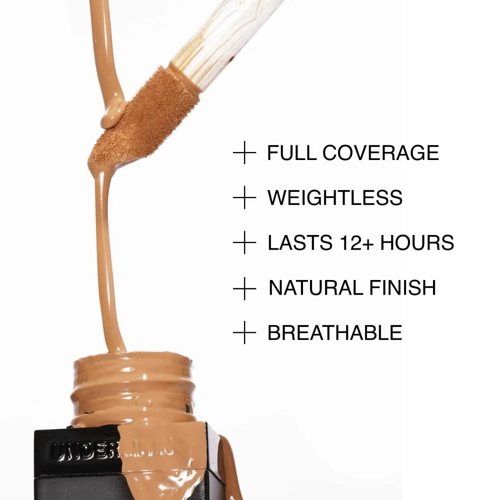 HIDE Liquid Concealer, Medium to Full Coverage Concealer for Blemishes, Under Eye Dark Circles & Scars, Oil Free Concealer, Linen (See Shade Finder), 0.5 fl oz