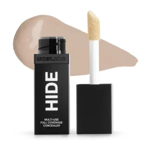HIDE Liquid Concealer, Medium to Full Coverage Concealer for Blemishes, Under Eye Dark Circles & Scars, Oil Free Concealer, Linen (See Shade Finder), 0.5 fl oz