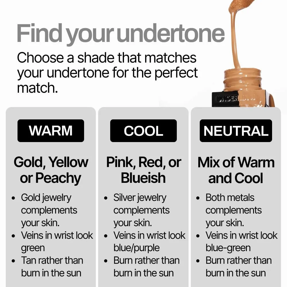 HIDE Liquid Concealer, Medium to Full Coverage Concealer for Blemishes, Under Eye Dark Circles & Scars, Oil Free Concealer, Natural Beige (See Shade Finder), 0.5 fl oz