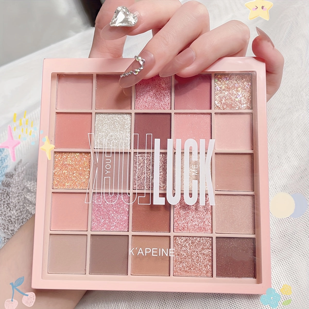 High Pigment Eyeshadow Palette Matte & Shimmery Finishes