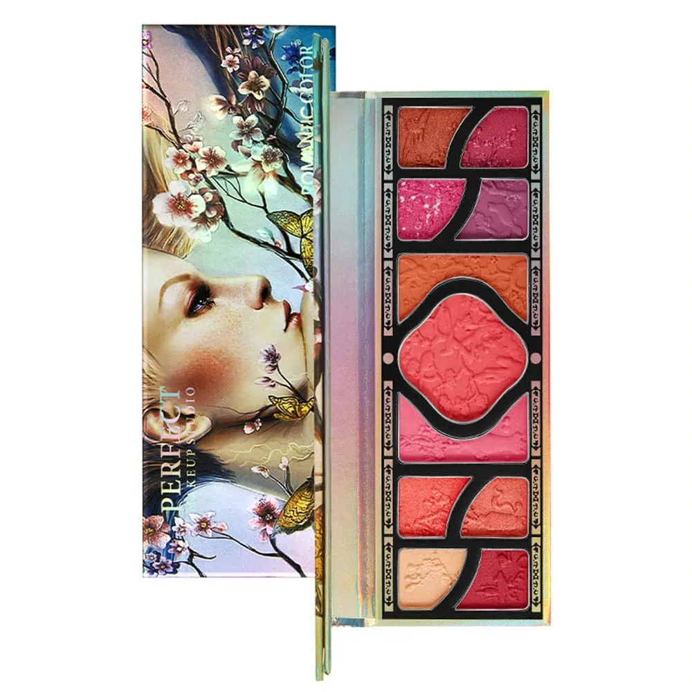 Highly Pigmented Eyeshadow Palette , 11 Colors Matte Shimmer Glitter Metallic Eyeshadow Palette Blendable Waterproof Long Lasting Natural Colors Make Up Eye Shadows Cosmetics Gift Kit-Great for Travel (Cypress)