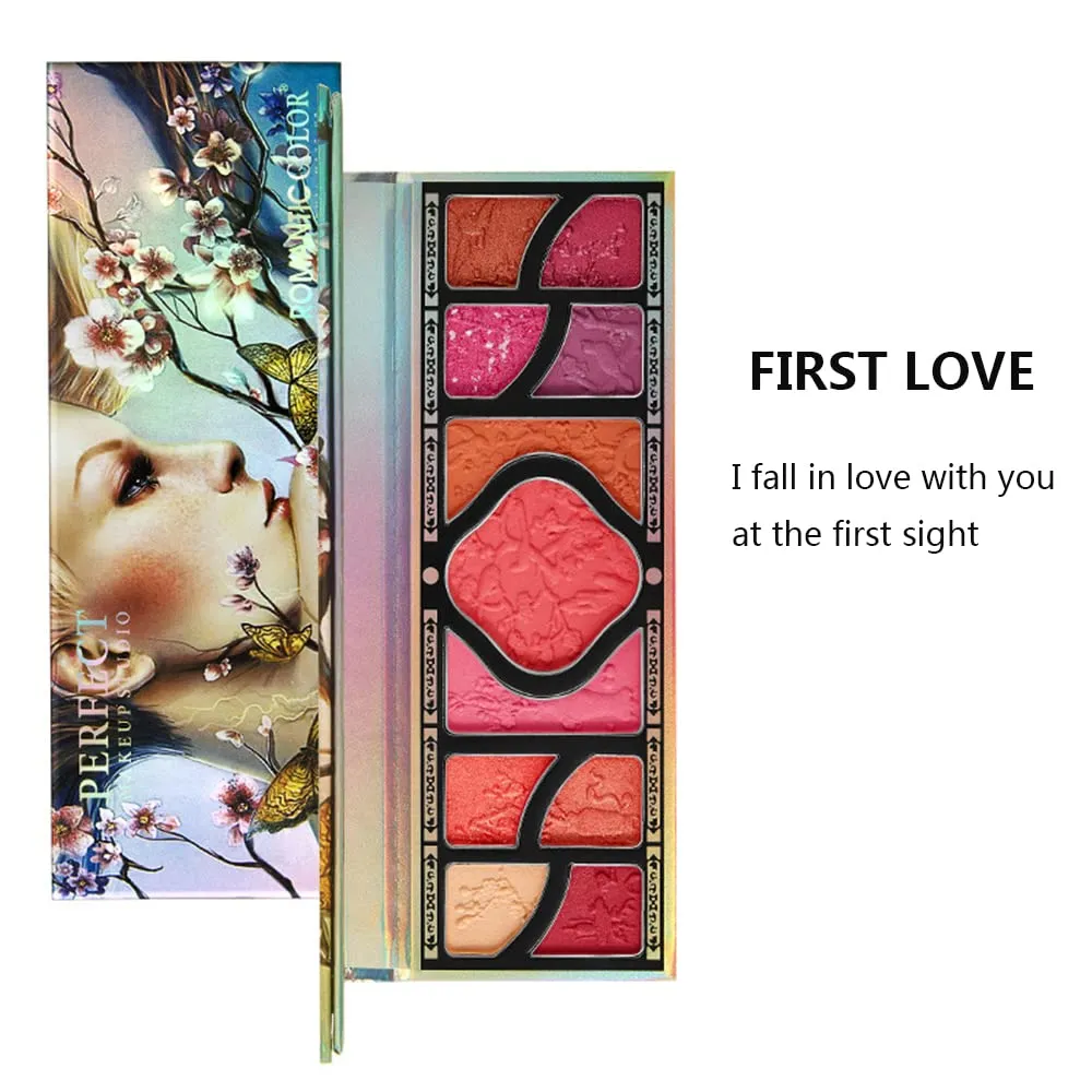 Highly Pigmented Eyeshadow Palette , 11 Colors Matte Shimmer Glitter Metallic Eyeshadow Palette Blendable Waterproof Long Lasting Natural Colors Make Up Eye Shadows Cosmetics Gift Kit-Great for Travel (Cypress)