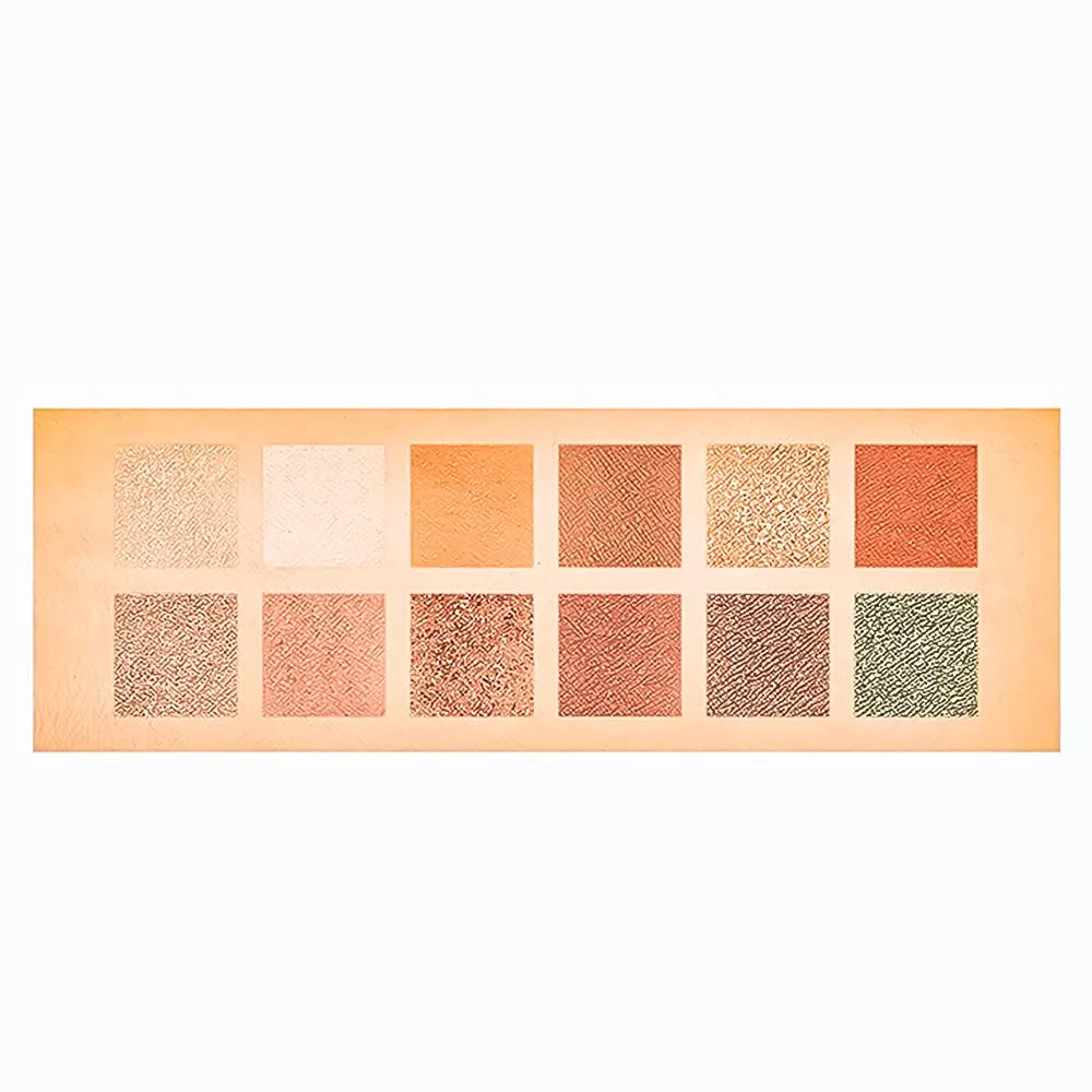 Highly Pigmented Eyeshadow Palette , 12 Colors Matte Shimmer Glitter Metallic Eyeshadow Palette Water proof Blendable Long Lasting Natural Colors Make Up Eyeshadow Cosmetics Gift Kit-Great for Travel (PINK)