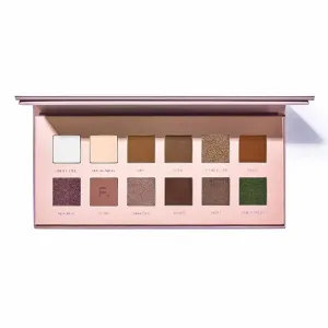Highly Pigmented Eyeshadow Palette , 12 Colors Matte Shimmer Glitter Metallic Eyeshadow Palette Water proof Blendable Long Lasting Natural Colors Make Up Eyeshadow Cosmetics Gift Kit-Great for Travel (PINK)