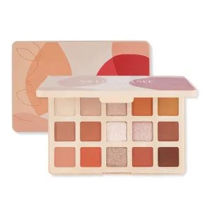 Highly Pigmented Eyeshadow Palette , 15 Colors Matte Shimmer Metallic Eyeshadow Pallet Long Lasting Blendable Natural Colors Waterproof Make Up Eye Shadows Cosmetics Gift Kit-Great for Travel (MATURE BROWN)