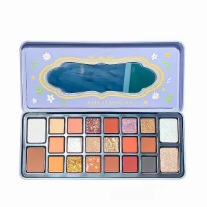 Highly Pigmented Eyeshadow Palette , 22 Colors Matte Shimmer Glitter Metallic Eyeshadow Palette Water proof Blendable Long Lasting Natural Colors Make Up Eyeshadow Cosmetics Gift Kit-Great for Travel
