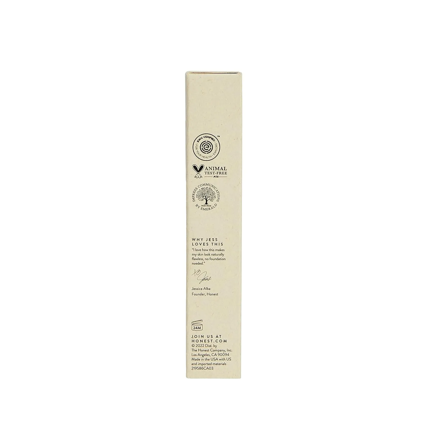 Honest Beauty Fresh Flex Concealer with Niacinamide   Vitamin E   Hyaluronic Acid | Vegan   Cruelty free | Latte, 0.17 fl oz