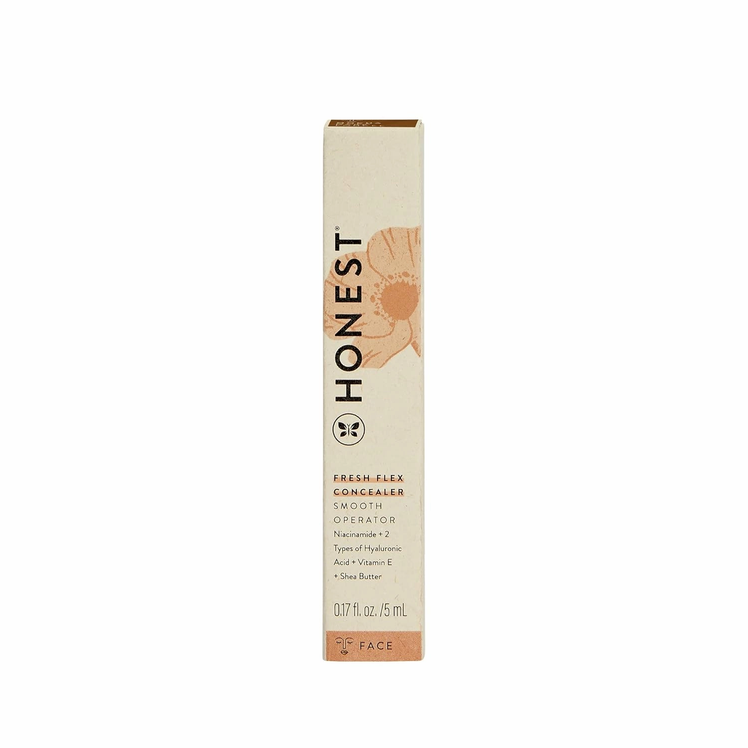 Honest Beauty Fresh Flex Concealer with Niacinamide   Vitamin E   Hyaluronic Acid | Vegan   Cruelty free | Mocha, 0.17 fl oz