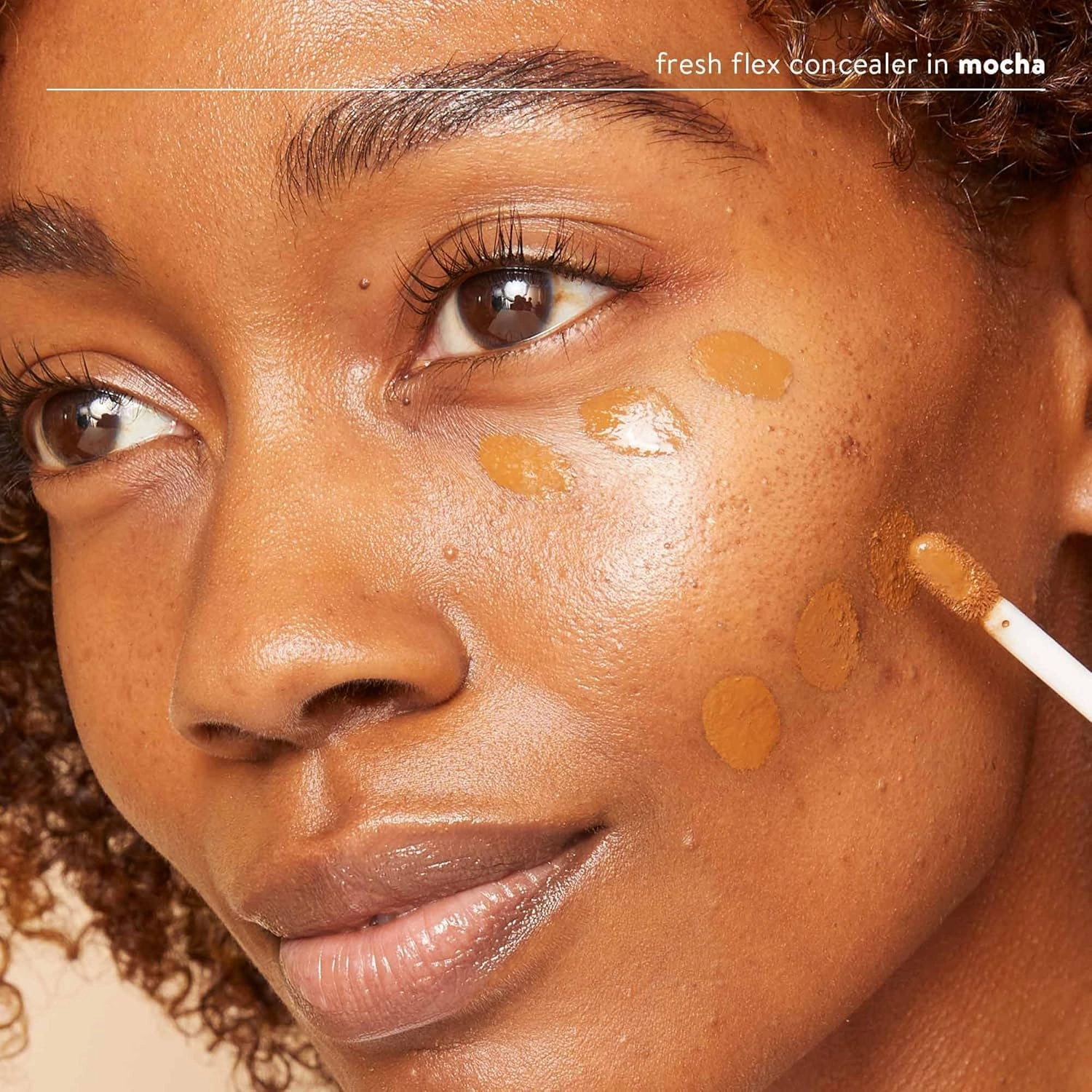 Honest Beauty Fresh Flex Concealer with Niacinamide   Vitamin E   Hyaluronic Acid | Vegan   Cruelty free | Mocha, 0.17 fl oz