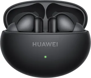 Huawei FreeBuds 6i, Intelligent Dynamic ANC 3.0, Punchy Bass, Fast Charging, Longer Listening, Distraction-Free Calling, IP54 Sweat- and Water-Resistance, Dual-Device Connection, Black (Black)