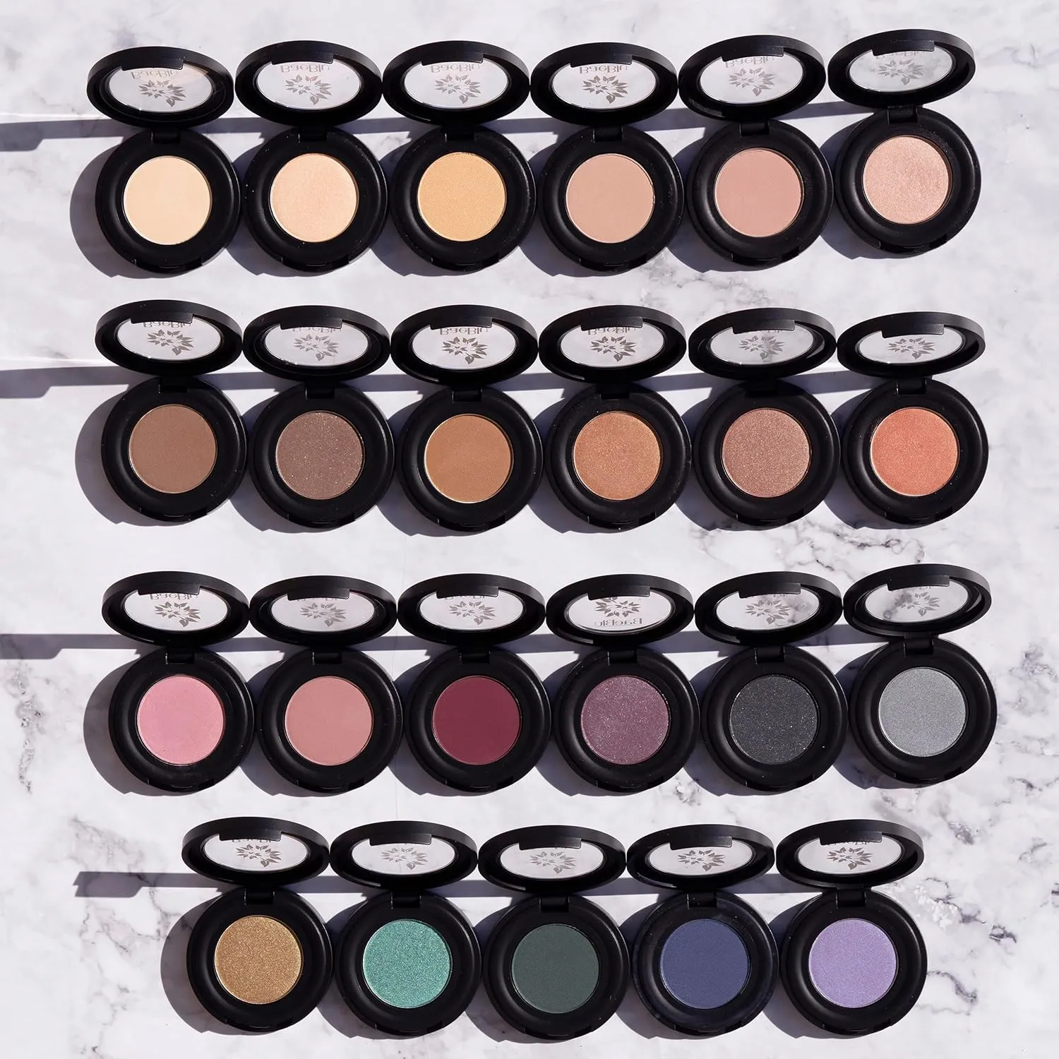 Hypoallergenic Eyeshadow Organic 100% Natural Finely Pressed Velvety Smooth Powder, Made in USA, Aurora