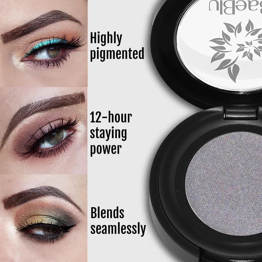 Hypoallergenic Eyeshadow Organic 100% Natural Finely Pressed Velvety Smooth Powder, Made in USA, Meteorite