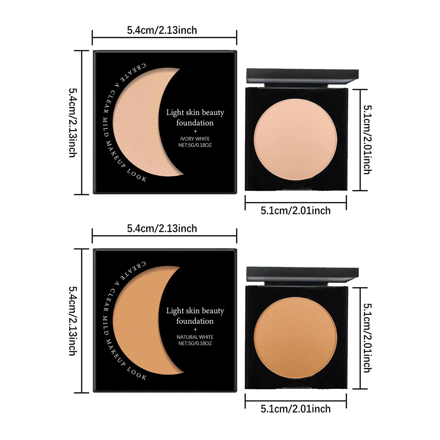 Inauguratei Eye Brightener, Under Eye Brightener Conceal & Brighten Dark Circles (A B, One size)