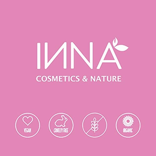 Inna Cosmetics & Nature - Full coverage Concealer, vegan, gluten-free, paraben-free, oil-free, mineral, Made in Canada, 8 g, (Porcelain) (extra light porcelain)