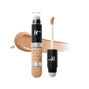 IT Cosmetics Bye Bye Dark Spots Concealer   Brightening Serum – 2% Niacinamide, Hyaluronic Acid & Caffeine - Medium Coverage, Natural Finish, All Skin Types - 0.22 fl oz
