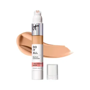 IT Cosmetics Do It All Radiant Concealer ­­– Makeup Concealer – Hydrate & Brighten – Creaseless Medium Coverage & Radiant Finish ­­– Niacinamide & Hyaluronic Acid - 0.2 Fl Oz
