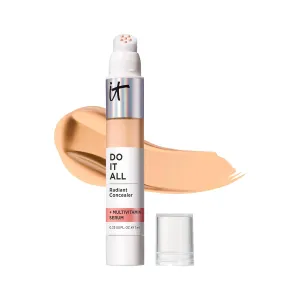 IT Cosmetics Do It All Radiant Concealer ­­– Makeup Concealer – Hydrate & Brighten – Creaseless Medium Coverage & Radiant Finish ­­– Niacinamide & Hyaluronic Acid - 0.2 Fl Oz
