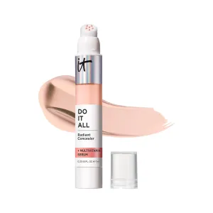 IT Cosmetics Do It All Radiant Concealer ­­– Makeup Concealer – Hydrate & Brighten – Creaseless Medium Coverage & Radiant Finish ­­– Niacinamide & Hyaluronic Acid - 0.2 Fl Oz