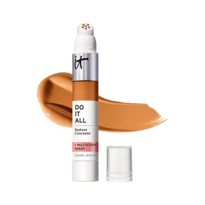IT Cosmetics Do It All Radiant Concealer ­­– Makeup Concealer – Hydrate & Brighten – Creaseless Medium Coverage & Radiant Finish ­­– Niacinamide & Hyaluronic Acid - 0.2 Fl Oz