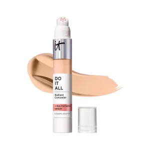 IT Cosmetics Do It All Radiant Concealer ­­– Makeup Concealer – Hydrate & Brighten – Creaseless Medium Coverage & Radiant Finish ­­– Niacinamide & Hyaluronic Acid - 0.2 Fl Oz