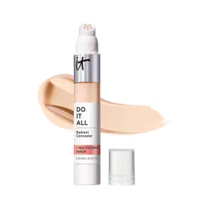 IT Cosmetics Do It All Radiant Concealer ­­– Makeup Concealer – Hydrate & Brighten – Creaseless Medium Coverage & Radiant Finish ­­– Niacinamide & Hyaluronic Acid - 0.2 Fl Oz