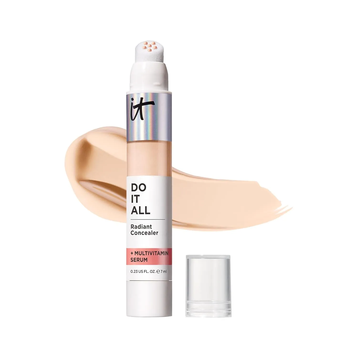 IT Cosmetics Do It All Radiant Concealer ­­– Makeup Concealer – Hydrate & Brighten – Creaseless Medium Coverage & Radiant Finish ­­– Niacinamide & Hyaluronic Acid - 0.2 Fl Oz