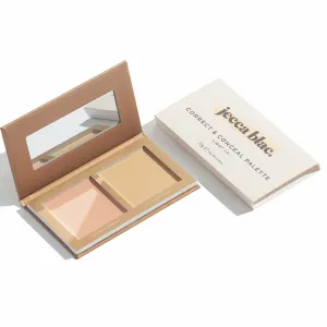 Jecca Blac Correct and Conceal Medium Coverage Palette, Lightweight Long Lasting Formula, Medium To Full Coverage, Gender Neutral and LGBTIQA  Inclusive Make Up, Light 1.0, 0.42 oz
