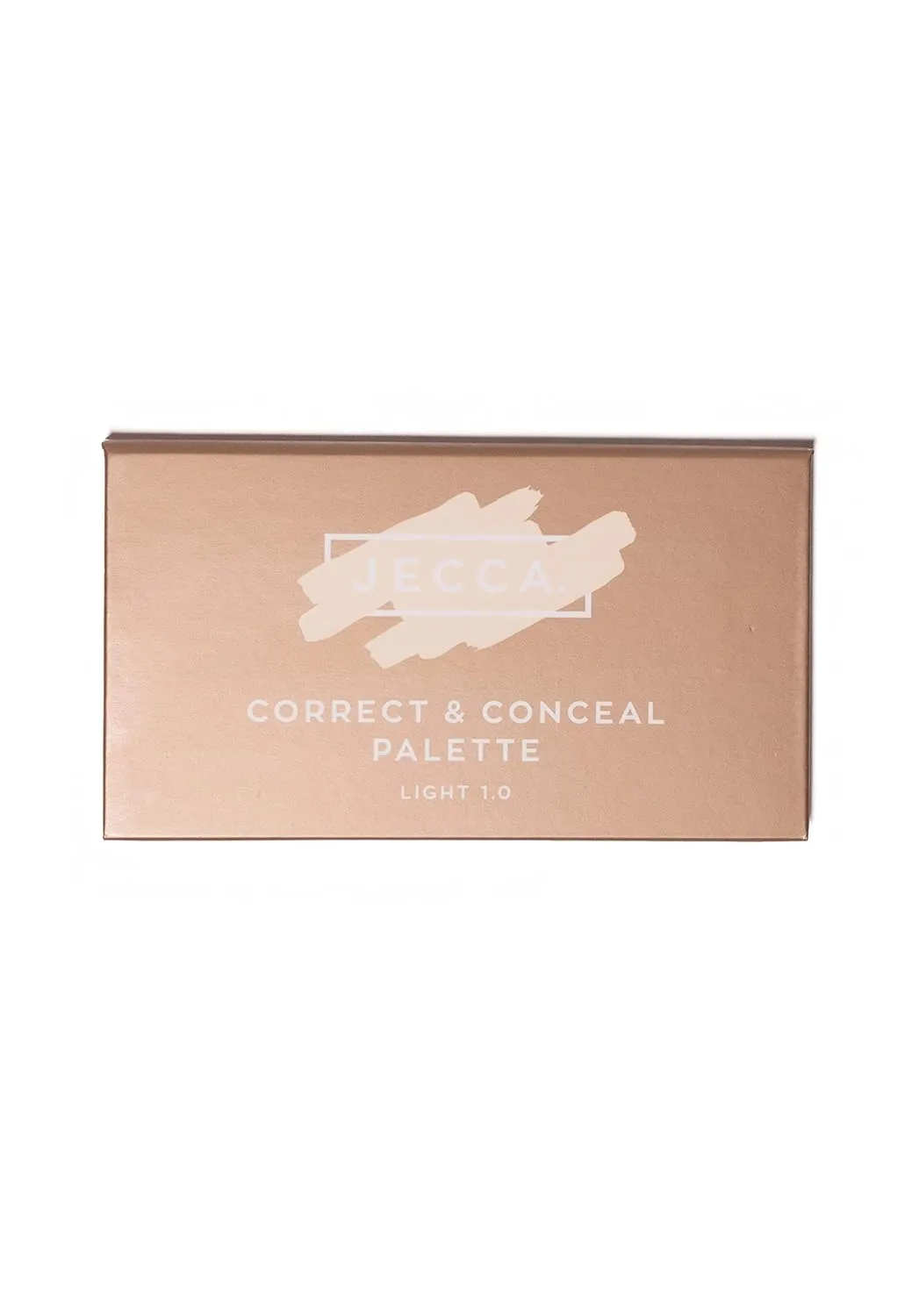 Jecca Blac Correct and Conceal Medium Coverage Palette, Lightweight Long Lasting Formula, Medium To Full Coverage, Gender Neutral and LGBTIQA  Inclusive Make Up, Light 1.0, 0.42 oz