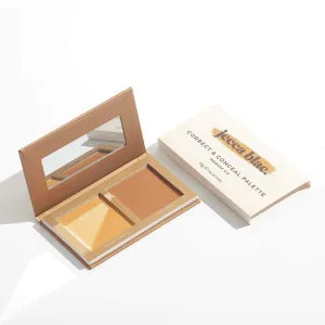 Jecca Blac Correct and Conceal Medium Coverage Palette, Lightweight Long Lasting Formula, Medium To Full Coverage, Gender Neutral and LGBTIQA  Inclusive Make Up, Medium 4.0, 0.42 oz